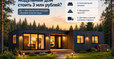 Модульный дом от 3 млн в 2026 году: как понять реальную стоимость